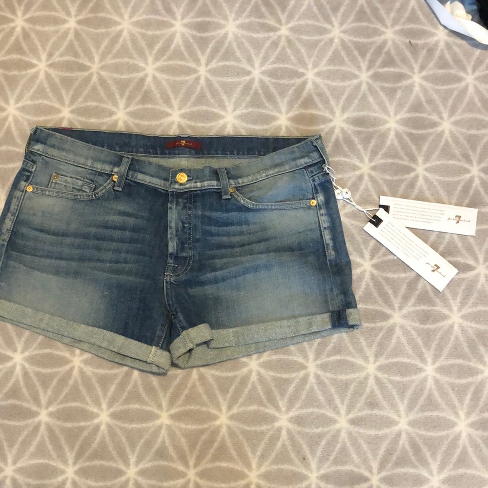 7 For All Mankind Vintage Collection Denim Shorts